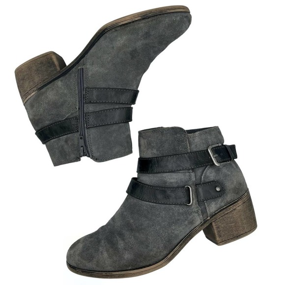 Sonoma Ankle Boots Brindle Booties Buckle Straps - Picture 1 of 12